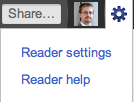 Reader settings / Reader help